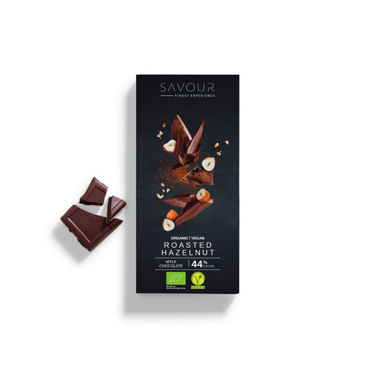 Mylk Chocolate with Roasted Hazelnuts (bio)